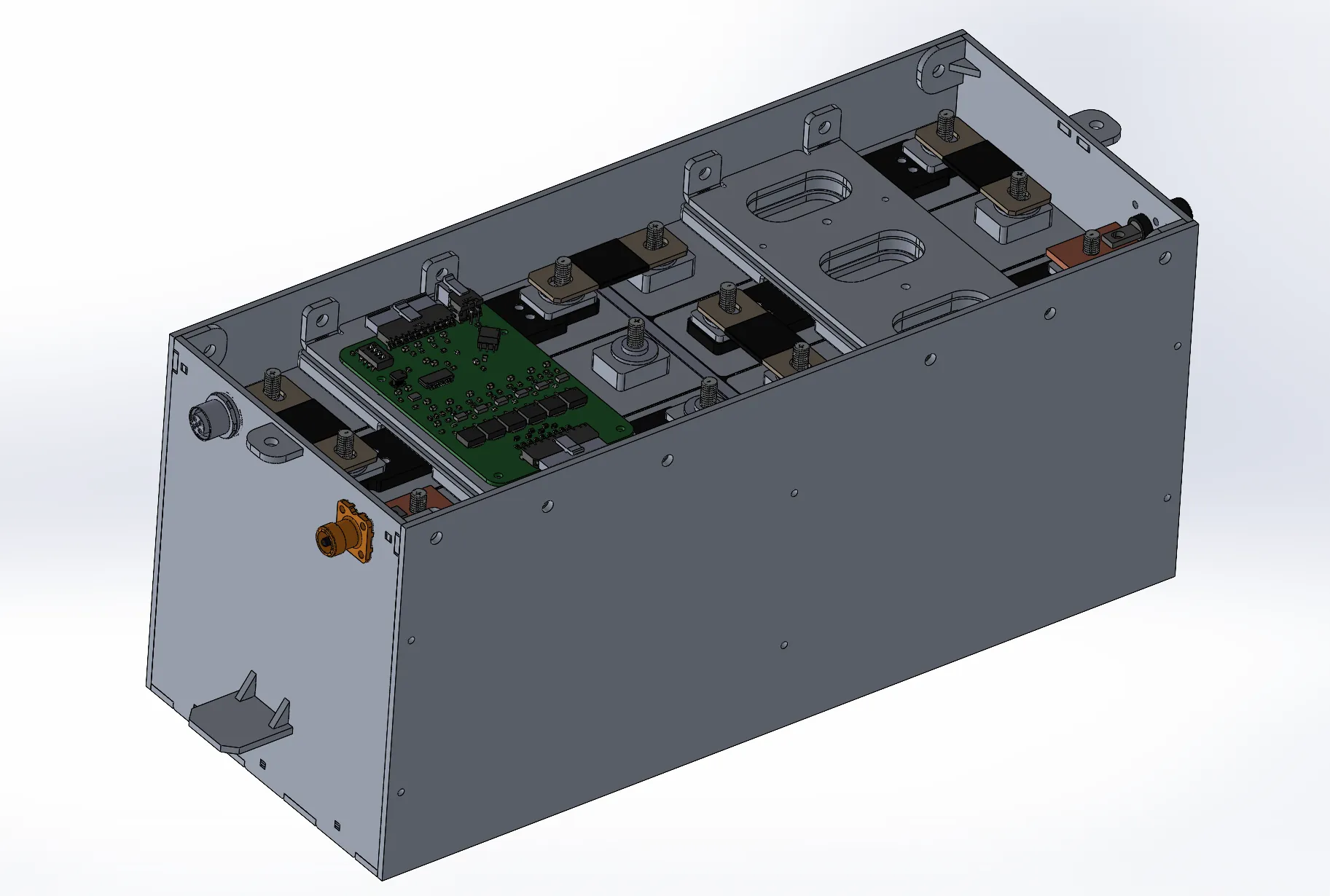 Fallback CAD render for the BMS slave assembly